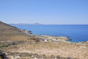 Gerani Rethymno Offener unverbauter Meerblick aus erhöhter Position Grundstück kaufen